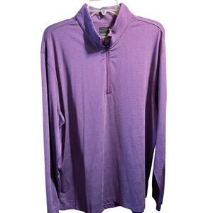 Greg Norman Mens Pullover XL Long Sleeve 1/4 Zip Casual Sweater Golf Lightweight